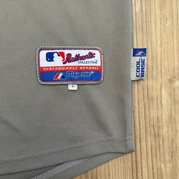 Authentic Majestic Cool Base MLB Los Angeles Dodgers Clayton Kershaw Jersey Read - Picture 3 of 8